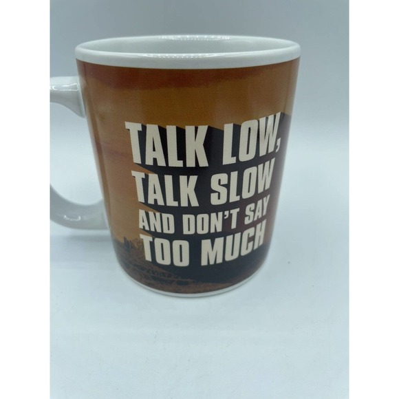 John Wayne Coffee Tea Mug The Duke Talk Low Talk Slow and Don't Talk too Much - Picture 5 of 6